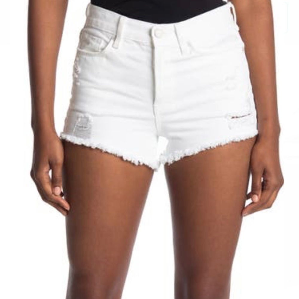 High Rise Distressed Shorts - Picture 3 of 3